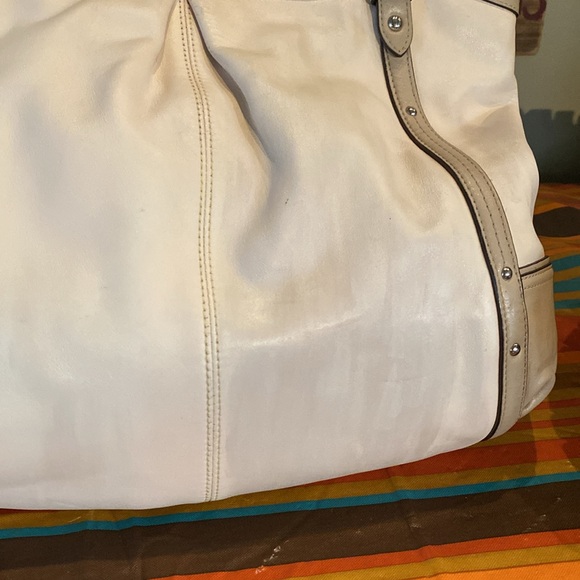 Coach Alexandra Chain Stone Leather Tote Hobo Shoulder Bag Handbag - Picture 11 of 16